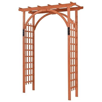 Amazon Com Lhone Garden Arches And Arbors Fir Wood Over High