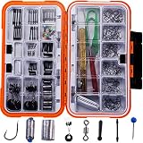 Fishing Gear Tackle Box 350pcs Kit with Hooks for Freshwater