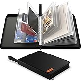 Important Document Organizer Binder with Pocket, Fireproof, Water-Resistant | Folder with Document Protectors, Birth Certificate Protector, for Social Security Card Holder, Passport Storage