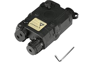 ACTIONUNION Airsoft PEQ-15 Style Battery Box Dummy Battery Case for AEG GBB CQB （Black Color）