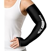 ComfiTECH Wrist and Arm Ice Pack Wrap, Targeted Recovery for Pitchers, Golfers and Tennis Players, Features an Extended-Length Sleeve Design with Cooling Flexible Gel for Arm, Elbow and Wrist, Medium