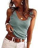 Tankaneo Womens V Neck Tank Tops 2025 Sleeveless