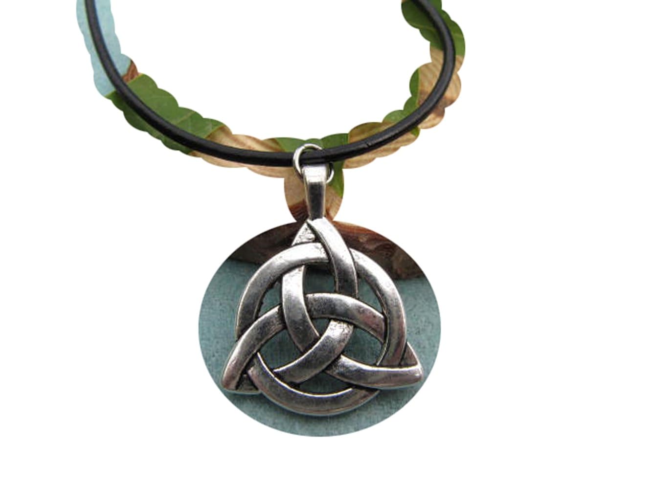 Celtic Knot Jewelry, Silver Celtic Knot Necklace with