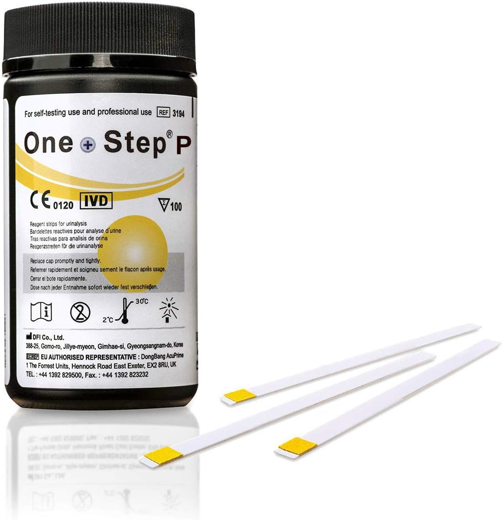 One Step Protein Test Strips Urine Testing Kits (100 Tests), 100 Count (Pack of 1)