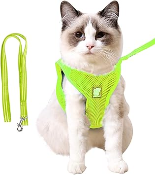 Amazon Bidason 猫 ハーネス 胴輪 猫用 安全首輪 猫リード 猫具 子犬 小型犬 頭を通さず装着完成 マジックテープで装着 通気メッシュ 散歩 軽量 抜けない 歩行補助 四季適用 サイズ選択可 カラー選択可 Bidason ハーネス 通販