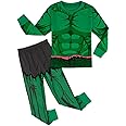 D.O.T Boys Superhero Pajamas 2 Piece Toddler Kids Long Sleeve Top and Pants Snug Fit Pjs Sets Cotton Sleepwear 2-7T