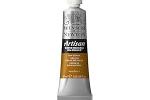 Winsor & Newton Artisan Water Mixable Oil Color, 37ml, Raw Sienna