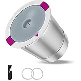 1 Pack Reusable K Cup Coffee Pods, Stainless Steel Refillable K Cup Coffee Filters for Keurig 1.0 and 2.0 Coffee Makers