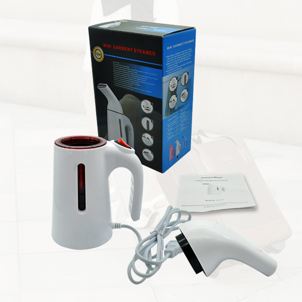 Garment Steamer Travel Fabric Steamer with 150ml Water Tank 45 Seconds Heat-Up Auto Shut-Off Safety Protection Perfect for Home & Hotel