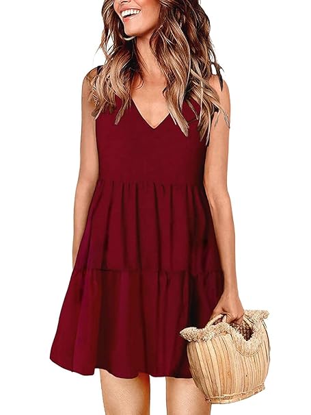 burgundy sun dresses