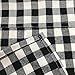 LGHSPOM Buffalo Check Curtains Buffalo Plaid Curtains Blackout Curtains Farmhouse Country Curtains for Living Room, 36x36inch, 2 Pack (Black White)