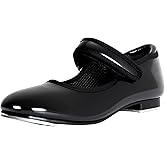 Linodes Economy Unisex-Child Easy Strap Tap Shoe for Girls and Boys Tap Flat