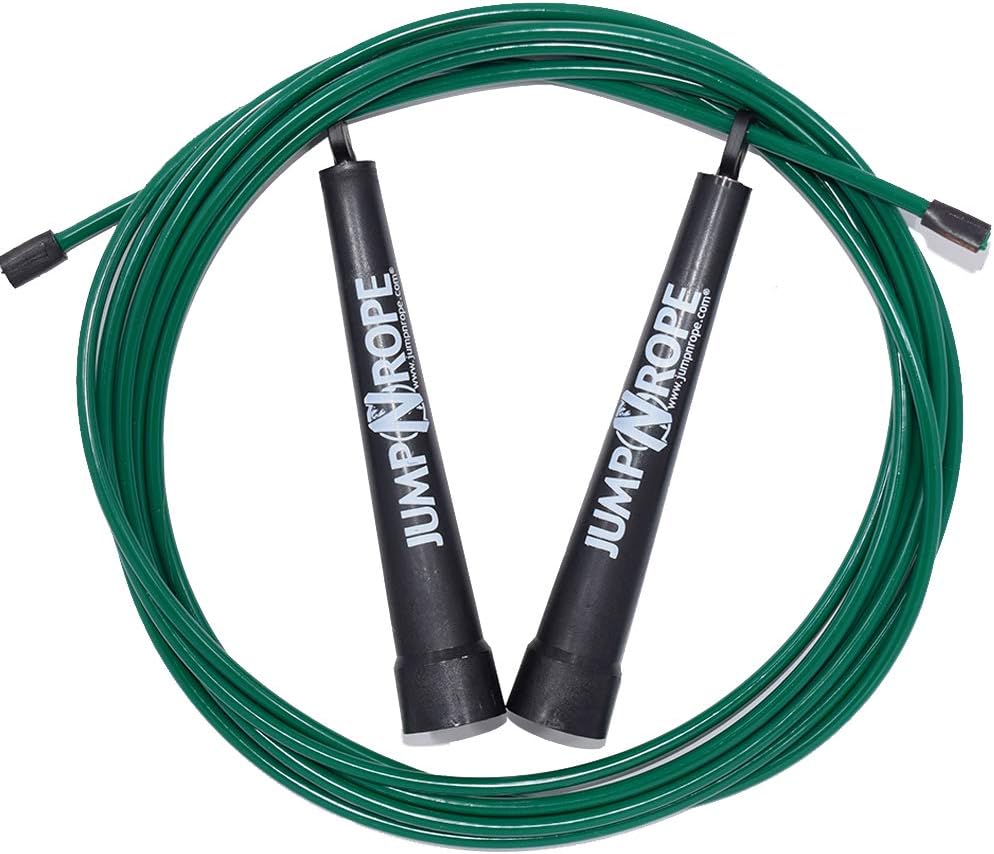 Ultra-Premium Hybrid indoor/Outdoor Speed Jump Rope by JumpNrope