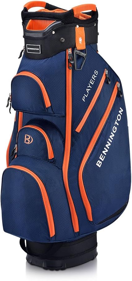 orange and blue bag