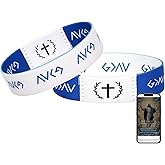 BECOMFY Customizable Bible Verse Bracelets | Adjustable Christian Faith Jewelry, Editable Link Daily Bible Verse Bracelet for Men Women Teens, Personalized Spiritual Bracelet Gift