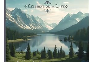 Celebration of Life Guest Book: A simple yet elegant GuestBook for Funeral and Memorial Services | Space for 300 visitors + S