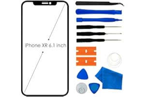 ABUSVEX Original iPhone XR Screen Replacement, Front Outer Lens Glass Screen Replacement Repair Kit for Apple iPhone XR Series