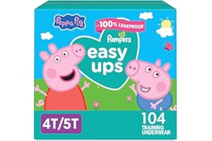 Pampers Training Pants - Easy Ups Girls & Boys - Size 4T-5T, 104 Count, My Little Pony Potty Underwear (Packaging May Vary)