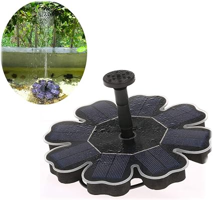 Amazon Com Crazypig Solar Powered Bird Bath Water Fountain Solar Panel Kit Water Fountain Water Pump For Small Pond Pool Patio Garden Garden Outdoor