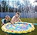 Conthfut Toddler Sprinklers Splash Water Play mat, 39in-Diameter Splash pad Outdoor Sprinkle Mat Summer Fun Water Toys Toddler Boys Girls