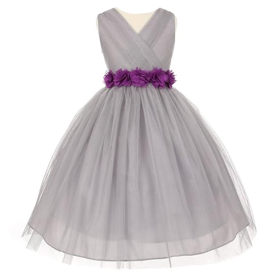 girls lilac bridesmaid dresses