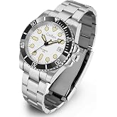 CADISEN Men&rsquo;s Automatic Mechanical Watch Stainless Steel Band Waterproof Casual Watches for Men Business