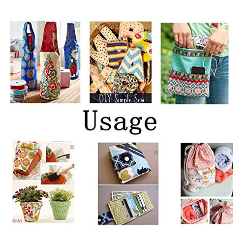 Quilting Fabric, Misscrafts 200pcs 6" x 6" Cotton Craft Fabric Bundle Squares Patchwork Pre-Cut Quilt Squares for DIY Sewing Scrapbooking Quilting Dot Pattern