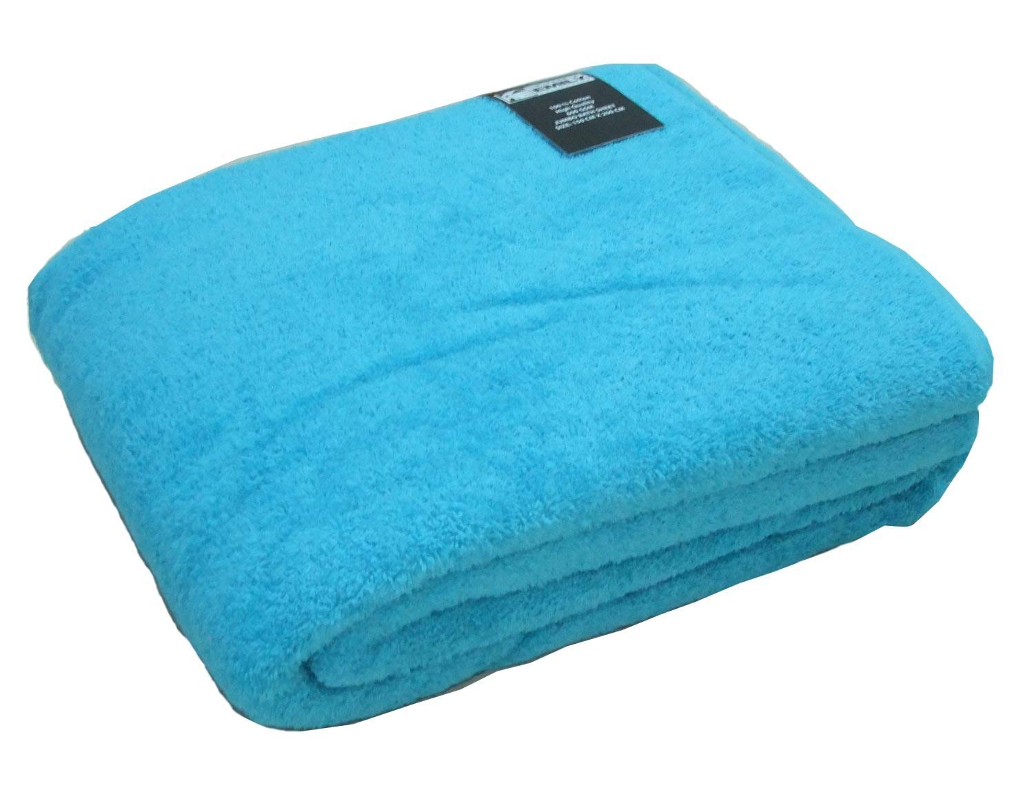 The House Of Emily Massive/Huge/Extra Large 100% Cotton Bath Sheet/Beach Towel - 150cm x 200cm (Aqua/Turquoise)