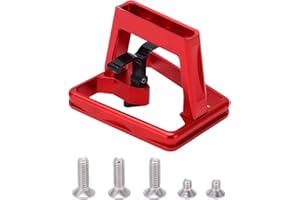 FLBIRRET Aluminium Alloy Folding Bike Front Carrier Adapter with Hollow Carved Mount Base for Brompton, Dahon, and Other Folding Bicycles