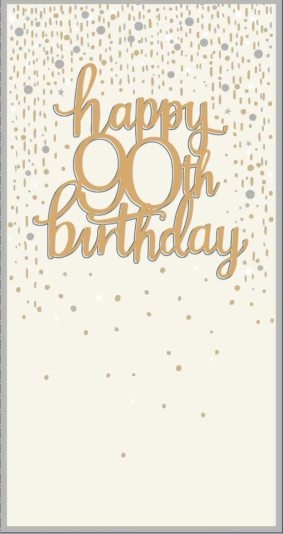 Happy 90TH Birthday - Greeting Card