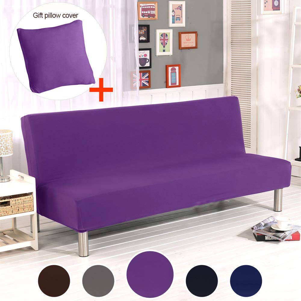 Best sofa cover dark purple