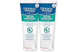 Dermal Therapy Heel Care Cream - Moisturizing Treatment that Repairs and Heals Dry, Rough, Cracked Heels and Feet (3 oz / 90g