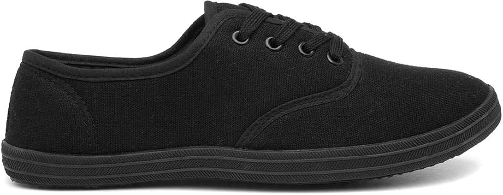 black canvas shoes womens uk