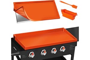 DWNKOVE Silicone Griddle Cover for Blackstone 36 Inch Full Wrap-Around Protection, Heavy-Duty Food Grade Silicone Griddle Mat, All Season Cooking Surface Protective Grill Mat with accessories, 2024 Newest