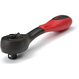 TEKTON 3/8" Drive by 7" Quick-Release Composite Offset Ratchet, 72-Tooth Oval Head | 1457