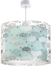 Plafonnier Football, 4 lampes bleu foncé-blanc Plafonnier Football, 4 lampes bleu foncé-blanc