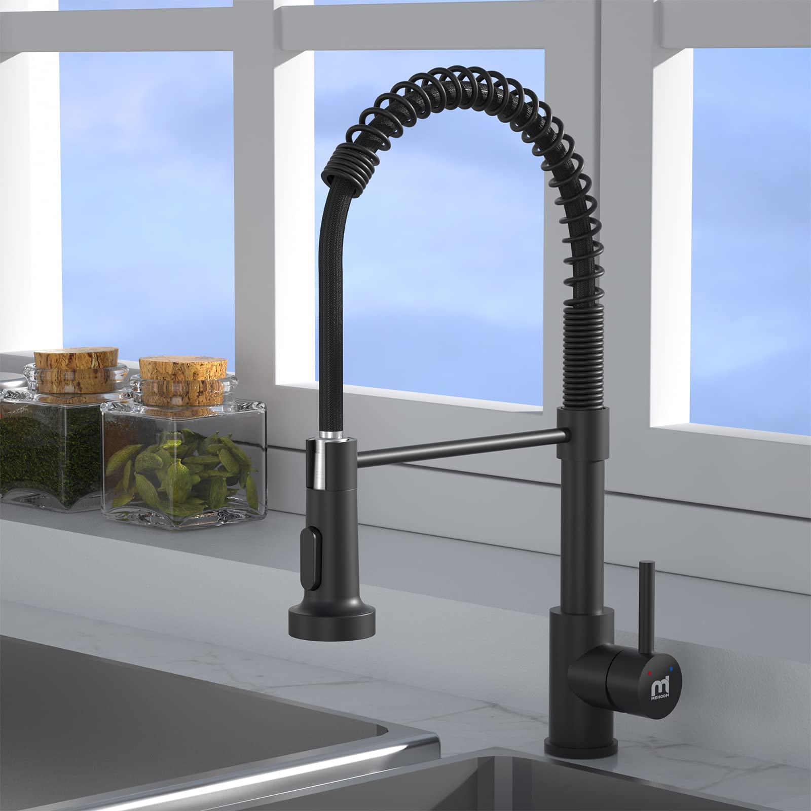 Grifo-cocina-negro-M-Mehoom-Grifos-cocina-fregadero-giratorio-360-Grifo-cocina-extraible-con-2-Modos-de-Rociado-agua Grifo-cocina-negro-M-Mehoom-Grifos-cocina-fregadero-giratorio-360-Grifo-cocina-extraible-con-2-Modos-de-Rociado-agua