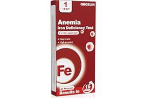 QUQELIN Iron Deficiency Test Kits: 1 Packs Iron Level Test Result in 15 Mins (1)