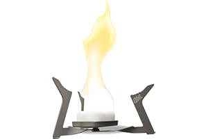 Esbit 11.5gm 0.4-Ounce Ultralight Folding Titanium Stove for Use with Solid Fuel Tablets