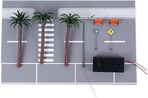 Vacumist 1/64 Scale Diorama Car Parking Lot Model Kit,30cm x 19cm for Diecast Cars Collection and Miniature Vehicle Showcase