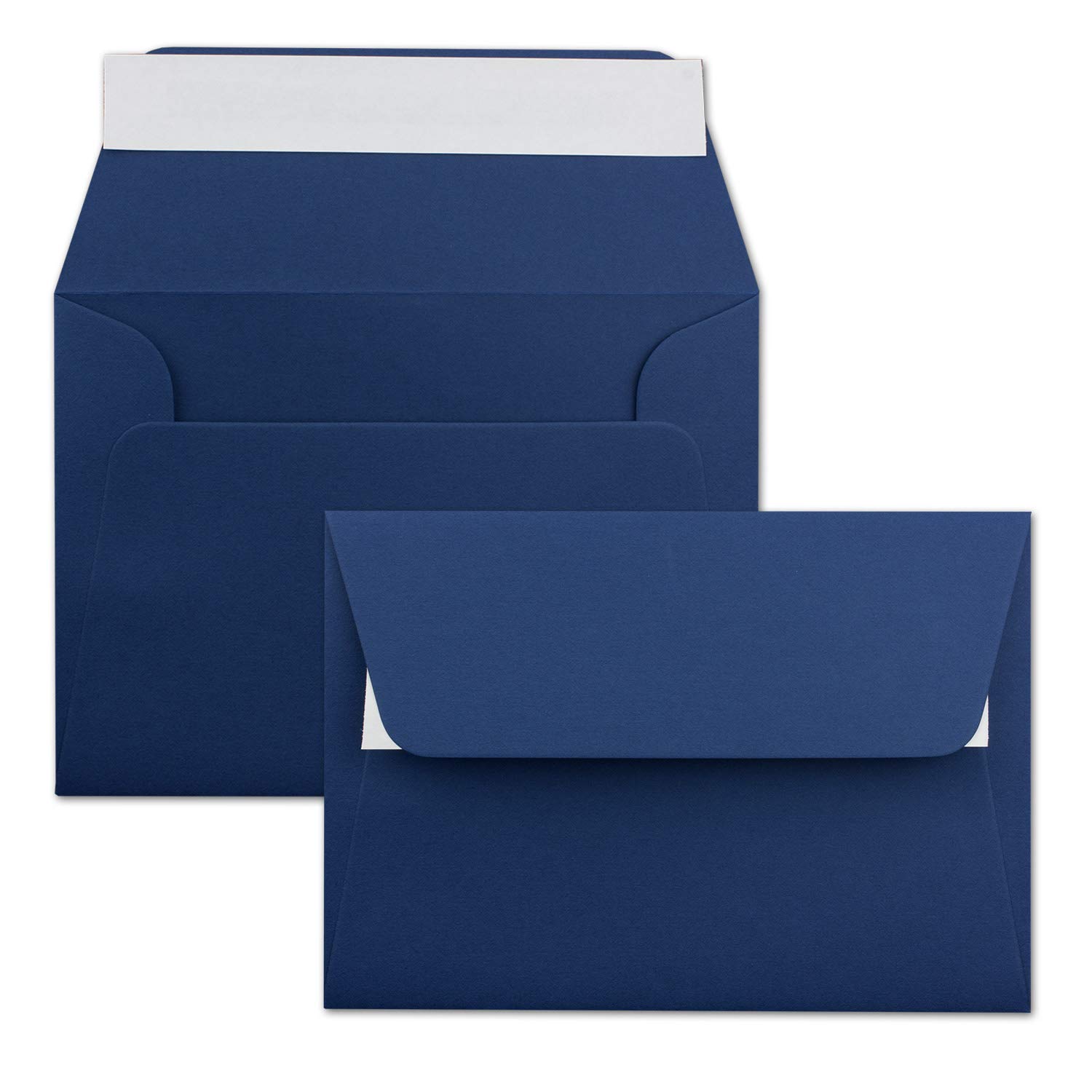 Neuser colourful, self-adhesive C6 envelopes, 162 mm x 114 mm 75 Umschläge midnight blue — image 1