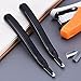 Outus 4 Pieces Magnetic Staple Remover Push Style Remover Easy Staple Remover Tool (Black)