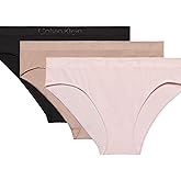 Calvin Klein Women's Bonded Flex Seamless 3-pack Mid Rise Bikini