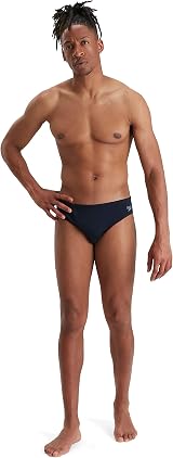 Speedo Men Endurance+ 7cm Briefs Chlorine Resistant Recycled Fabric True Navy view 2