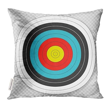 Amazon Com Upoos Throw Pillow Cover Blue Hunting Target For