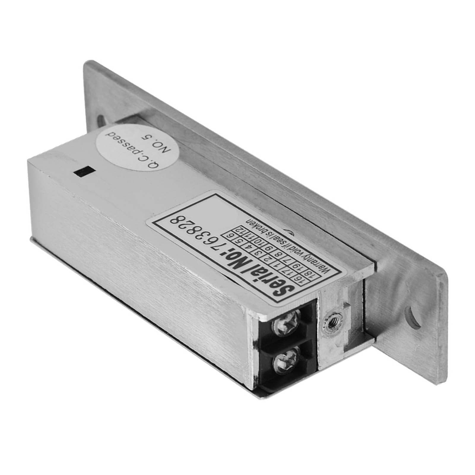 Electronic Lock, Mode Access Control Lock Narrow-Type Electric Strike Door Lock Electromagnetic Locks Electric Narrow-Type Double Unlock for Access Control Home