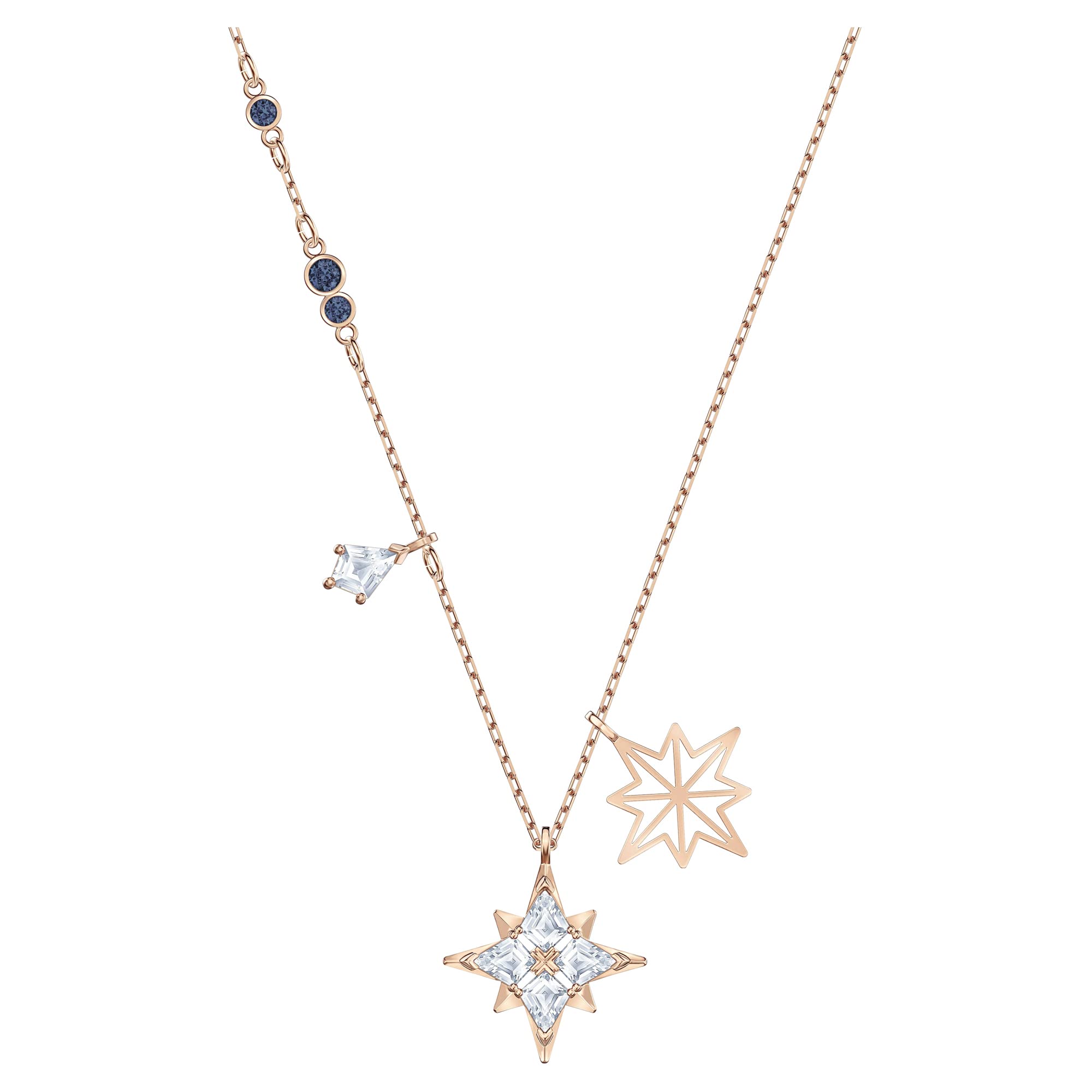 Swarovski Symbolic Pendant, Star, White, Rose Gold-Tone Plated