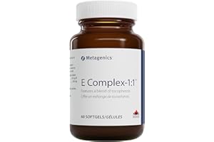 Metagenics - E Complex-1:1 - Vitamin E Complex - Antioxidant Support - 60 Softgels