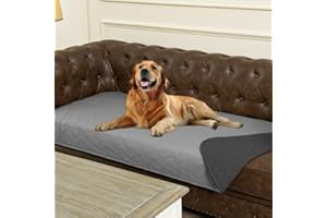 Ameritex 100% Waterproof Dog Bed Blankets Double Sided Dog Couch Cover Knurling Pattern pet Bed Cover Reversible Furniture Couch Sofa Car for Puppy Kids