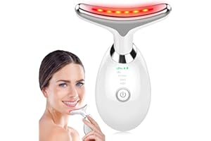 PARAROSE Anti Wrinkles Face Massager Face Sculpting Device Anti-Aging Facial Light Therapy Neck Eye Device for Women and Man (White 7 Color)